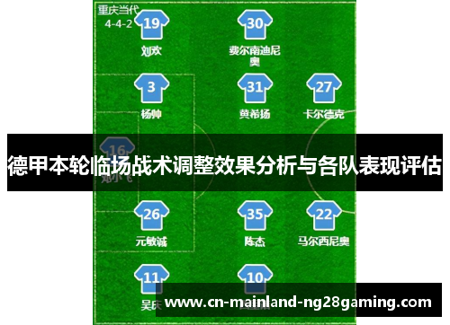 德甲本轮临场战术调整效果分析与各队表现评估